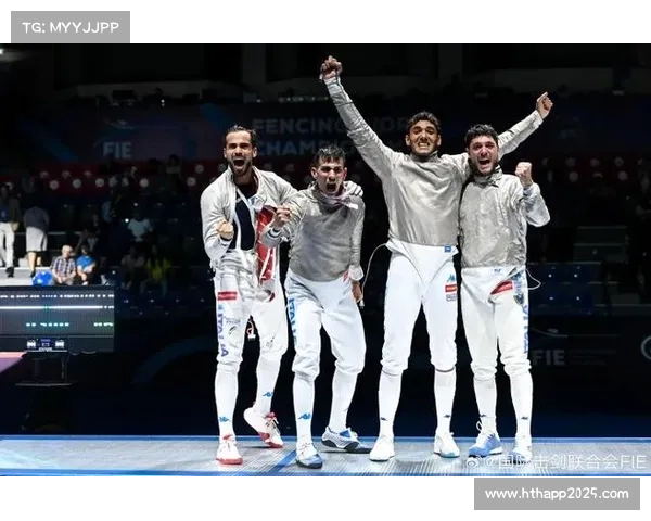 国际击剑联合会花剑团体赛意大利队与国际中立运动员队分获男女金牌